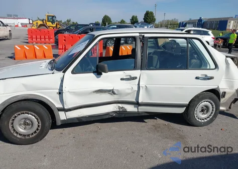 1986 Volkswagen Jetta Gl from USA, damaged, VIN WVWGH016XGW444486